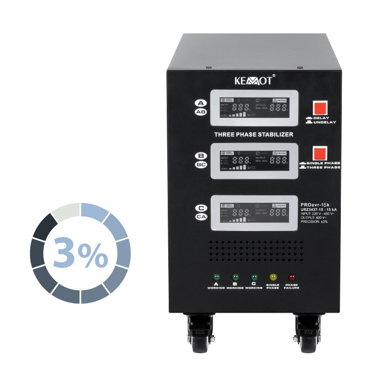 Stabilizator de tensiune cu servomotor