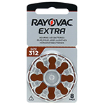 Baterie Auditiva Rayovac Extra 312 Blister 8 Buc